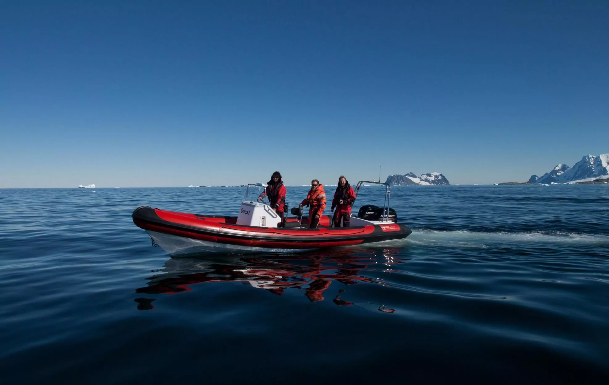 British Antarctic Survey Island 7.5m RIB 'Quest'